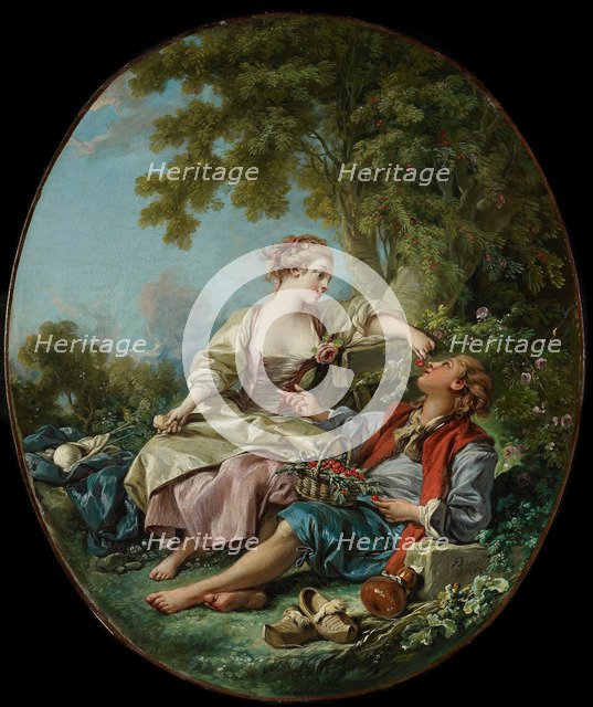 The Wooden Shoes (Les Sabots), 1768. Artist: Boucher, François (1703-1770)