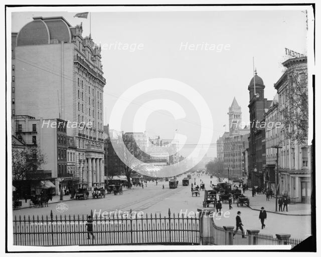 Pennsylvania Avenue, Washington, c1902. Creator: William H. Jackson.
