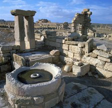 Olive or wine press in the Roman city of Suffetula, 2nd century. Artist: Unknown