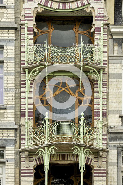 Maison St. Cyr, 11 Square Ambiorix, Brussels, Belgium, (1900), c2014-2017. Artist: Alan John Ainsworth.