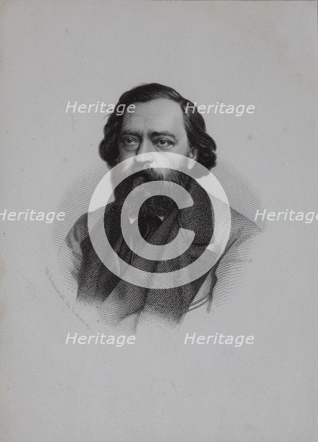 Portrait of Nikolay Platonovich Ogarev (1813-1877), 1850s.