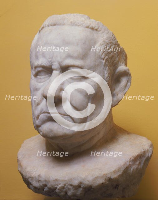 Portrait Head of Man, late 1st century B.C. Creator: Unknown.