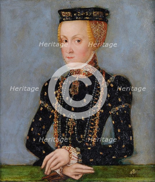 Portrait of Anna Jagiellon (1523-1596), Queen of Poland, c. 1565.