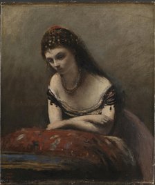 The Gypsy Girl, 1870-1871. Creator: Corot, Jean-Baptiste Camille (1796-1875).