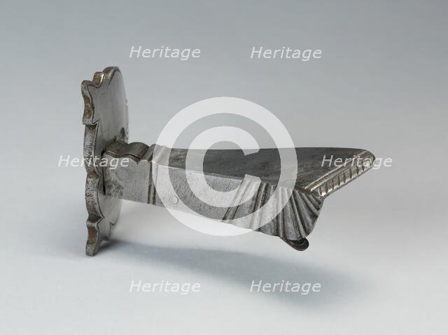 Folding Lance Rest, Germany, late 16th century. Creator: Unknown.