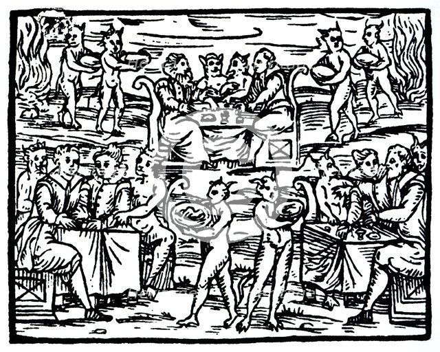 The witches' sabbath, 1608 (19th century). Creator: Unknown.