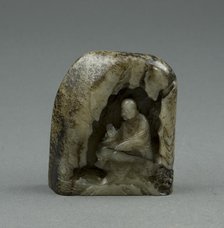 Buddhist Monk in a Grotto, Late Ming or early Qing dynasty, 17th-early 18th century. Creator: Unknown.