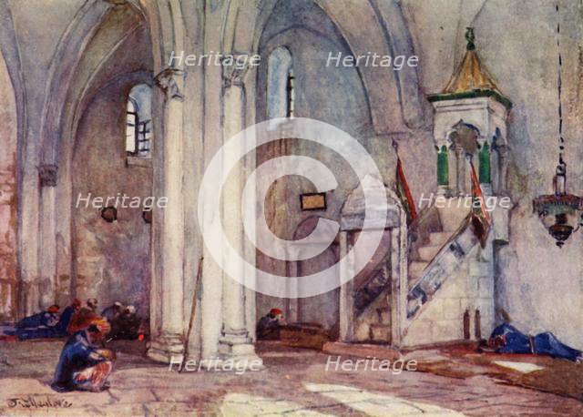 'Interior of Mosque at Samaria', 1902. Creator: John Fulleylove.