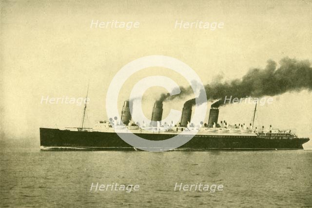 'The "Mauretania" (Cunard Line), 30,696 Tons', c1930. Creator: Unknown.