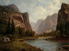 Gates of the Yosemite, ca. 1882. Creator: Albert Bierstadt.