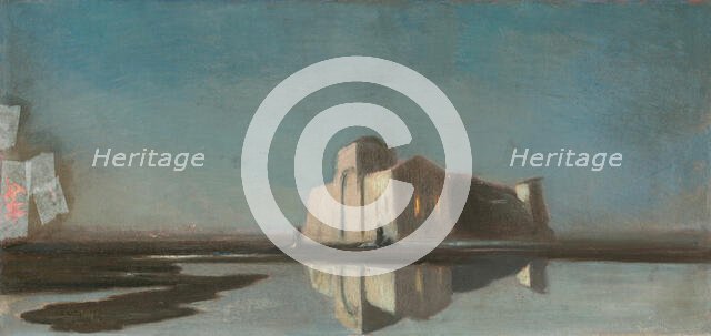 Oriental Landscape, 1880-1910. Creator: Unknown.