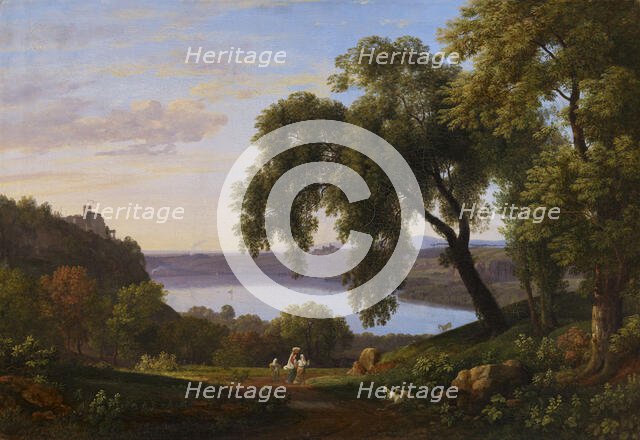 Lake Nemi, 1796. Creator: Nicolas-Didier Boguet.