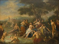 Diana and her Nymphs, 1663-1733. Creator: Gerard Hoet.