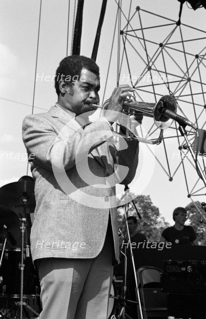 Art Farmer, Capital Jazz festival, Knebworth, July, 1982. Artist: Brian O'Connor.