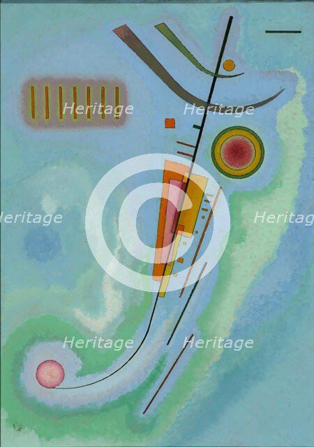 Leichtes (Light), 1930. Creator: Kandinsky, Wassily Vasilyevich (1866-1944).
