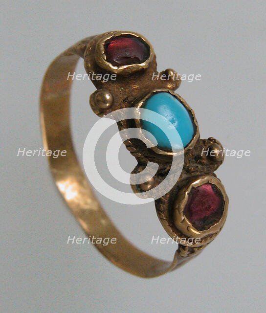 Finger Ring, Frankish, 7th century. Creator: Unknown.