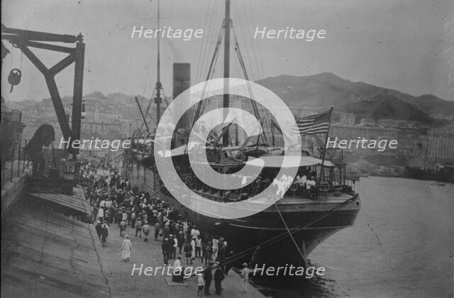 U.S. troops, Vladivostock, 1918. Creator: Bain News Service.