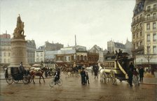 Place Clichy, in 1896, 1896. Creator: Edmond Grandjean.