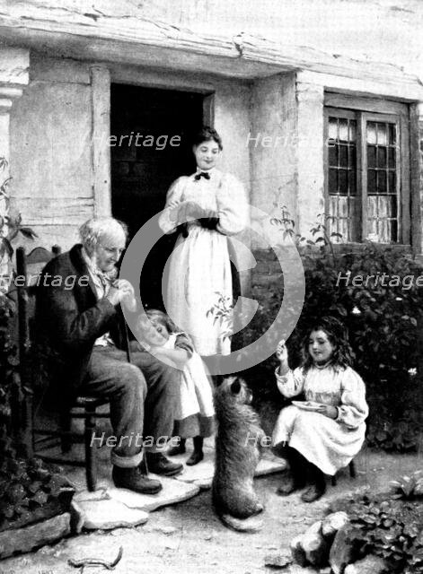 Patience is a Virtue - by Joseph Clark, 1898. Creator: Unknown.