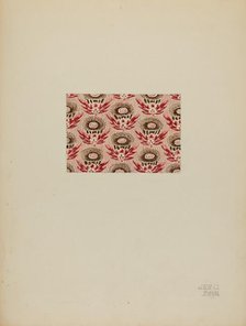 Printed Cotton, c. 1937. Creator: Julie C Brush.