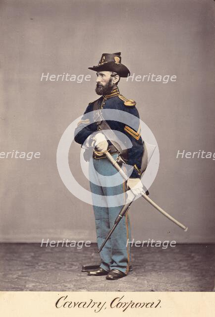 Cavalry, Corporal, 1866. Creator: Oliver H. Willard.