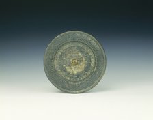 Bronze mirror, Late Western Han dynasty/Wang Meng interregnum, China, 206 BC-25 AD. Artist: Unknown