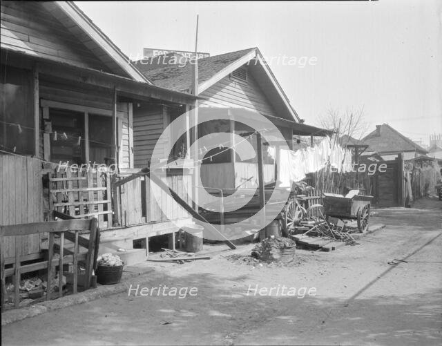 Mexican quarter of Los Angeles, California, 1936. Creator: Dorothea Lange.