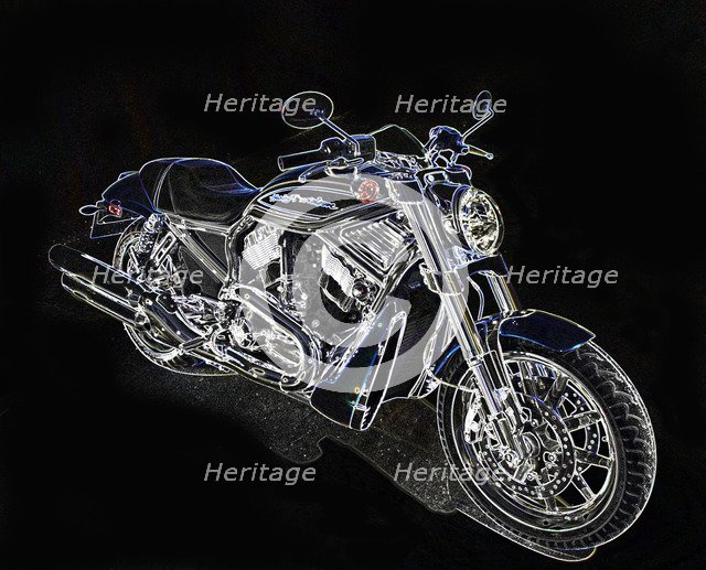 2005 Harley Davidson VRSCR Street Rod Artist: Unknown.