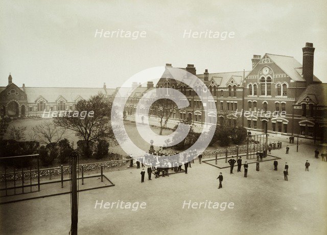 Spurgeon's Orphanage, Stockwell, Lambeth, London, 1884. Creator: Henry Bedford Lemere.