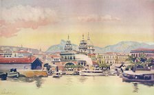 'A Corner of the Rio Customs Wharf', 1914. Artist: Unknown.