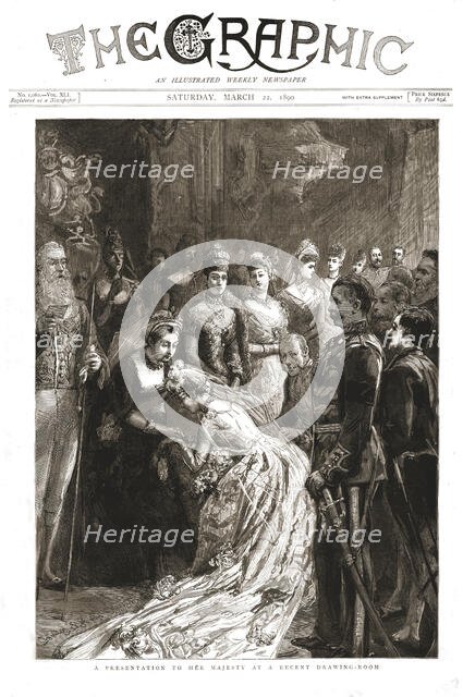 ''The Graphic, Front Cover Saturday March 22, 1890', 1890. Creator: Unknown.