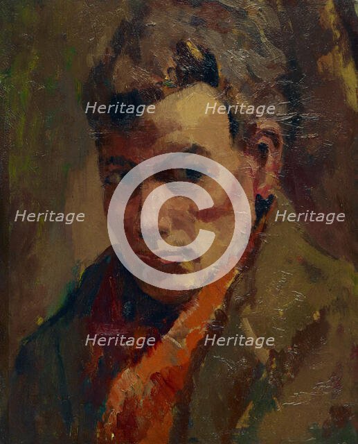 Self portrait, c1915. Creator: Frederick James Porter.