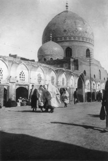 Mosque on New street, Baghdad, Iraq, 1917-1919. Artist: Unknown