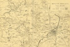 Map of the Battle of Gravelotte, 18 August 1870, (c1872).  Creator: R. Walker.