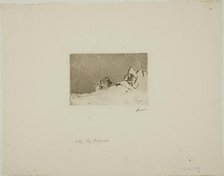 The Dead Girl, 1884. Creator: Jean Louis Forain.