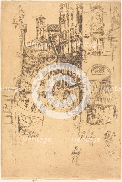 The Rialto, 1880. Creator: James Abbott McNeill Whistler.
