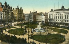 Leicester Square, London, c1910. Creator: Unknown.