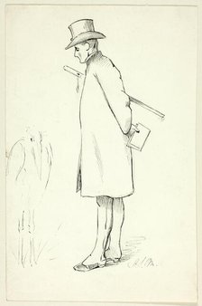 Study for Figure in Episcopal Visitation, n.d. Creator: Henry Stacy Marks.