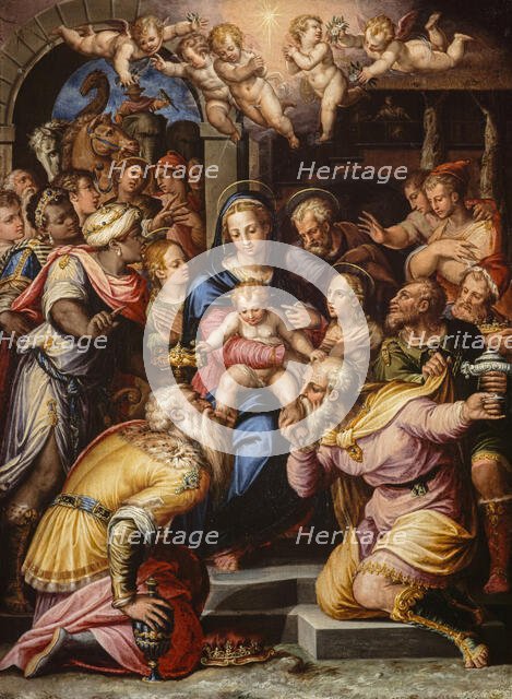 The Adoration of the Magi, 1567. Creator: Vasari, Giorgio (1511-1574).