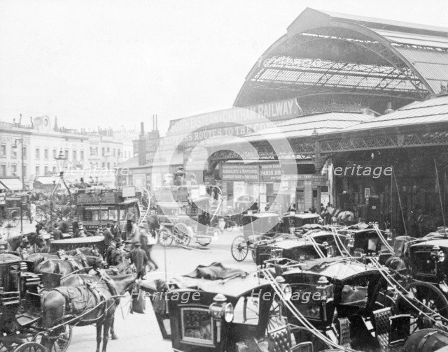 Victoria Station, Westminster, London, c1904. Artist: Unknown