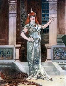Sarah Bernhardt as Isolde, c1902. Creator: Nadar.