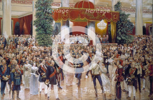 Ball in the Assembly of the Nobility House in St Petersburg on 23 February 1913, 1915.