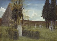 The Grave of Keats, 1873. Artist: Walter Crane.