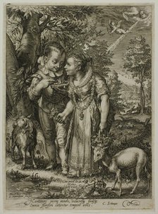 Spring, from The Four Seasons, 1601. Creator: Jan Saenredam.
