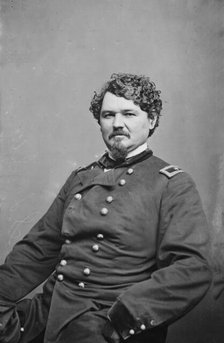General Samuel Davis Sturgis, between 1855 and 1865. Creator: Unknown.