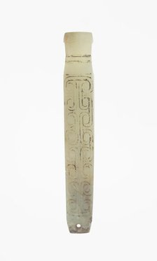 Handle-Shaped Jade, Western Zhou dynasty (c. 1046-771 BC), 11th-10th century B.C. Creator: Unknown.