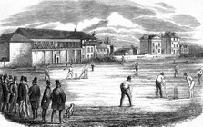 Lord's Cricket Ground, London, 1858. Artist: Unknown