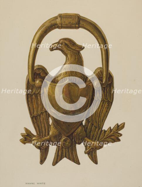 Door Knocker, c. 1940. Creator: Wayne White.