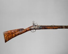 Gun with Flintlock a la moda, Spanish, Madrid, dated 1744. Creator: Gabriel de Algora.