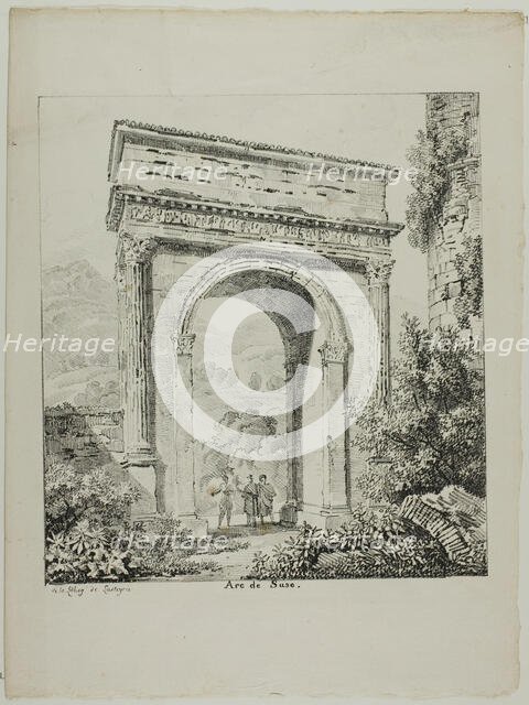 Susa Arch, 1817. Creator: Louis Pierre Baltard.